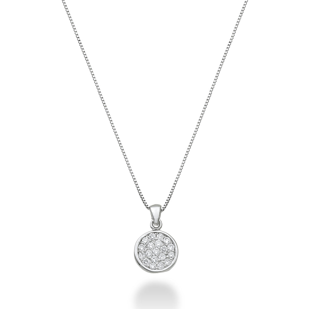 Nihama cl 18k round 0.10 ct ND5165O4BR010