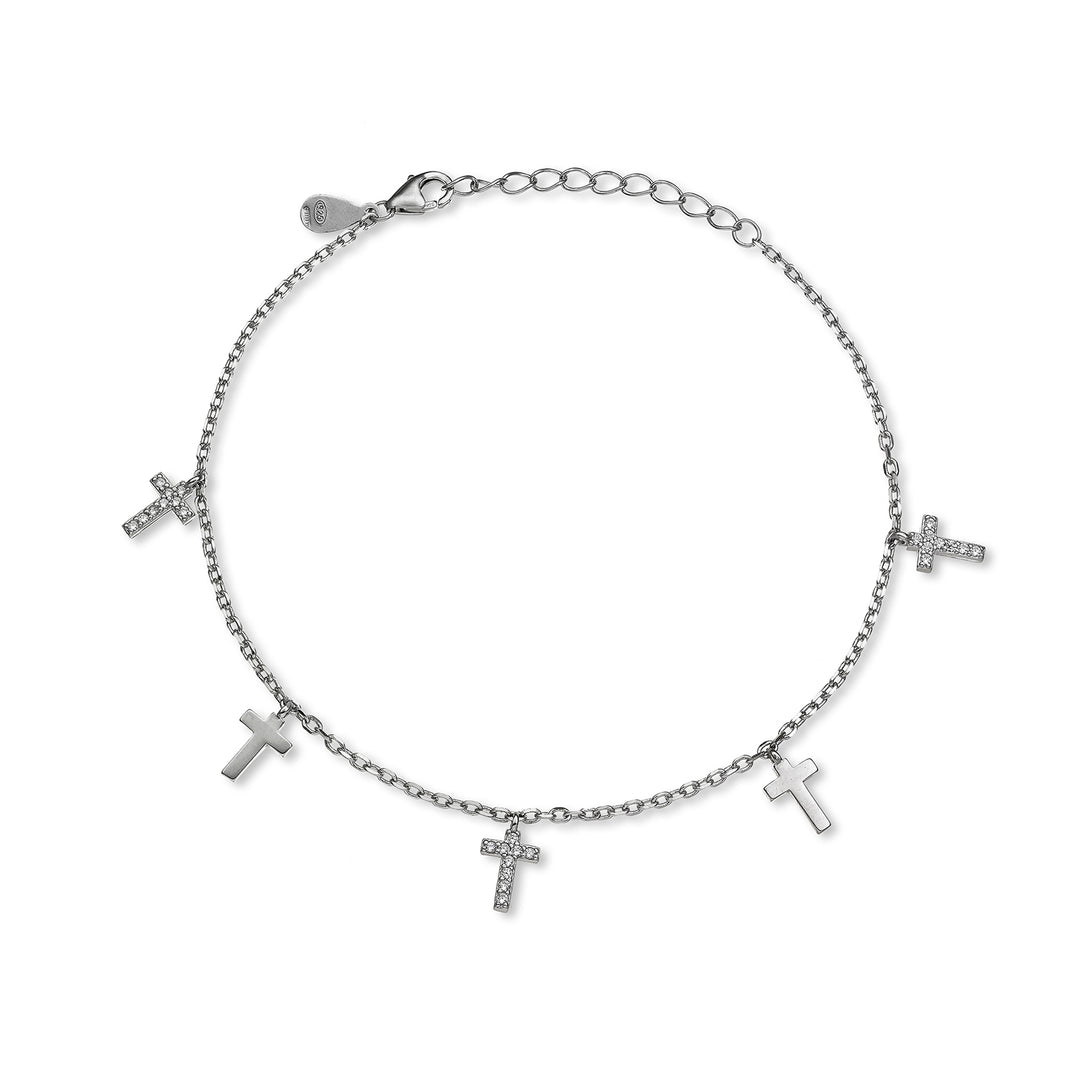 Nihama br ag925 edelsteen wit swarovski NB7425A4WHITE0