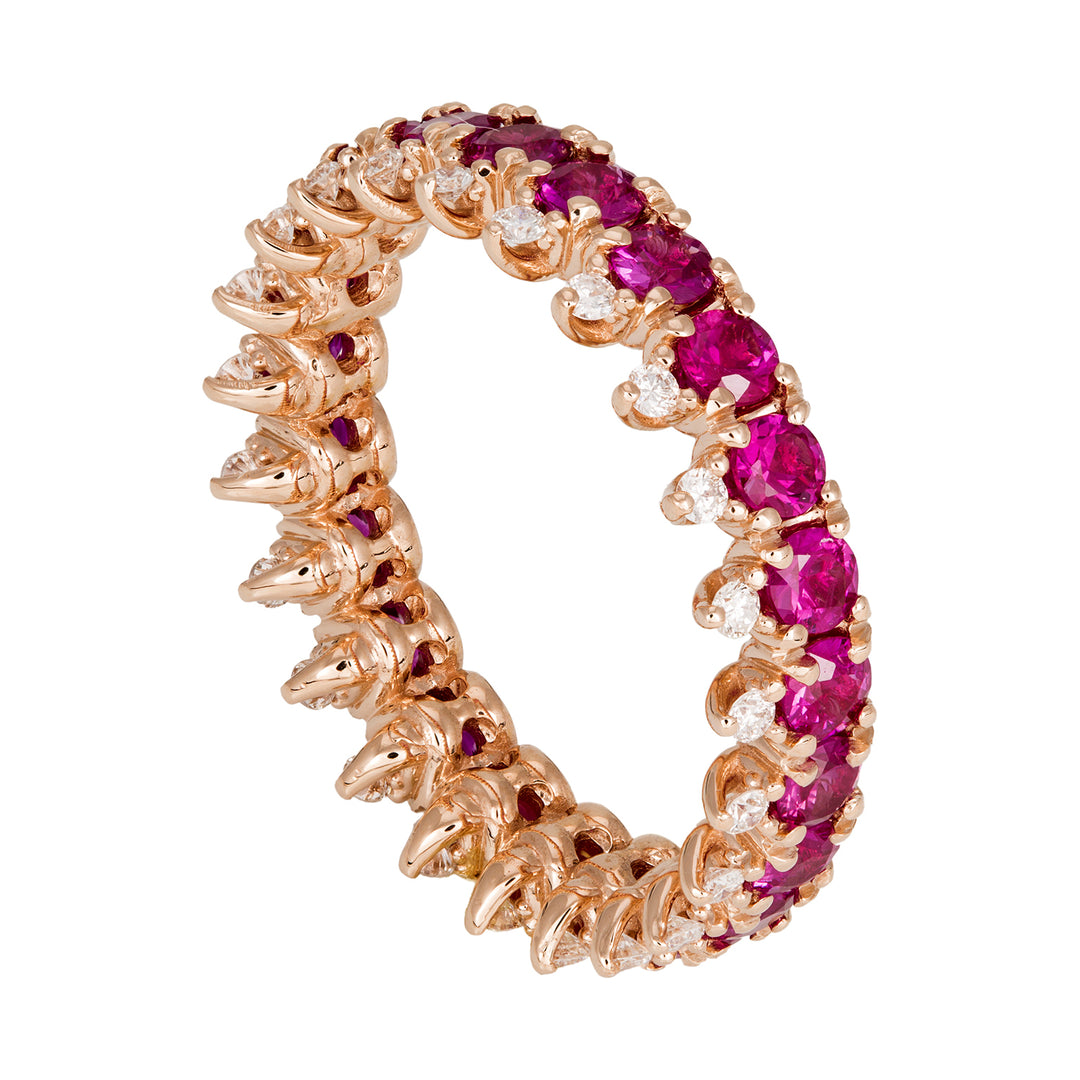 Bague Golay diamant et rubis ADG016RUDI-21351110016