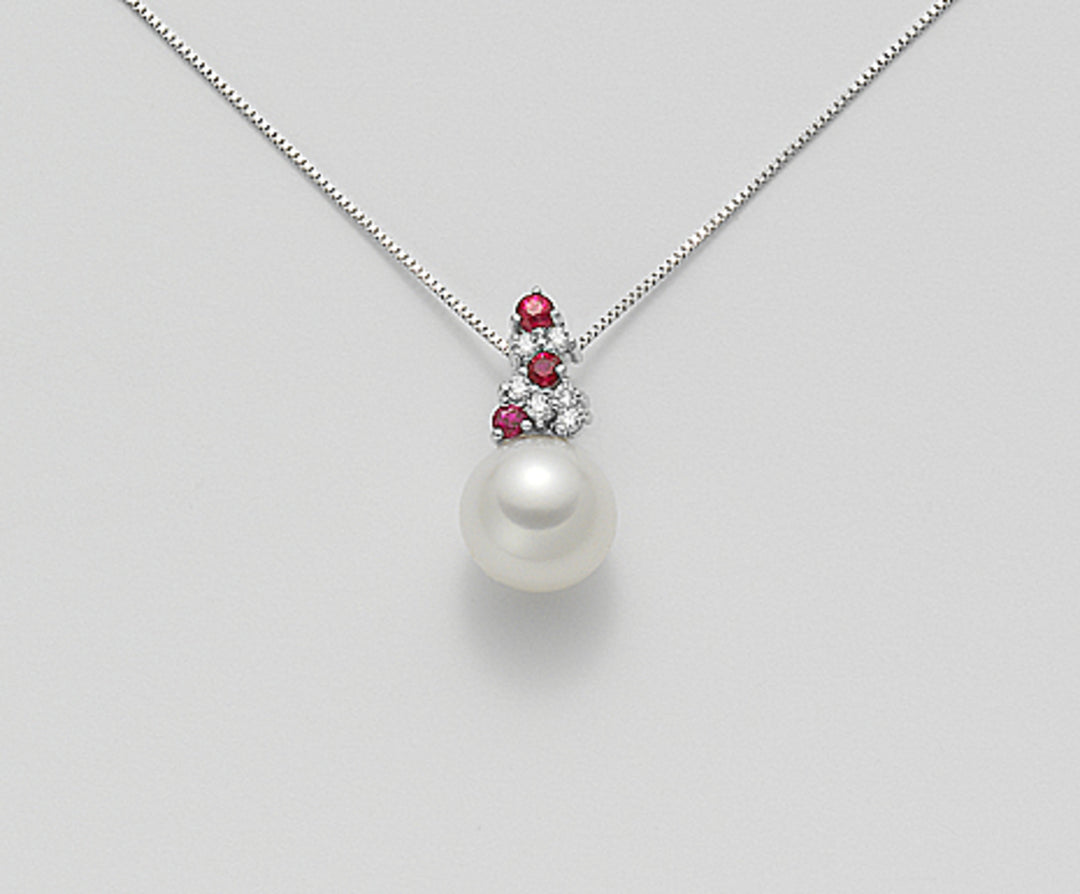 Nihama cl 18k fw 8.5/9 ct.0.06 rubis ct.0.14 ND0836O4FABI085