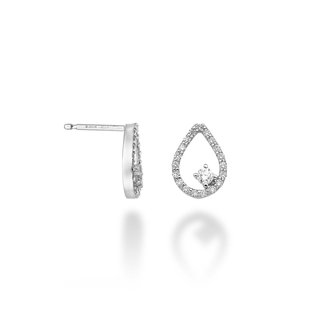 World Diamond Group oder 18 Karat ct.0,44 „Tropfen“ GO5139O4BR044