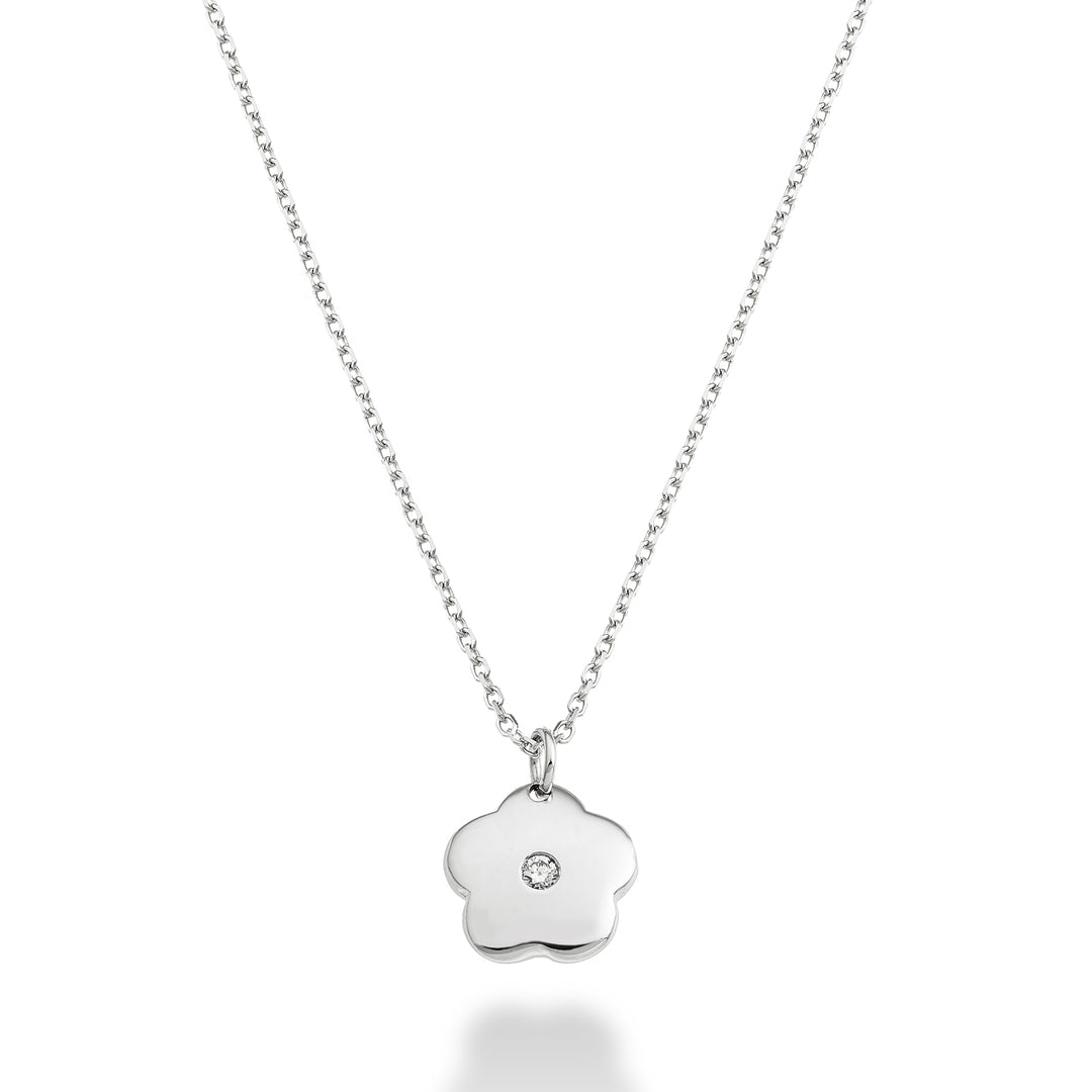 Mikiko cl 18k bloem 0,01 ct witgoud MD5129O4BR001