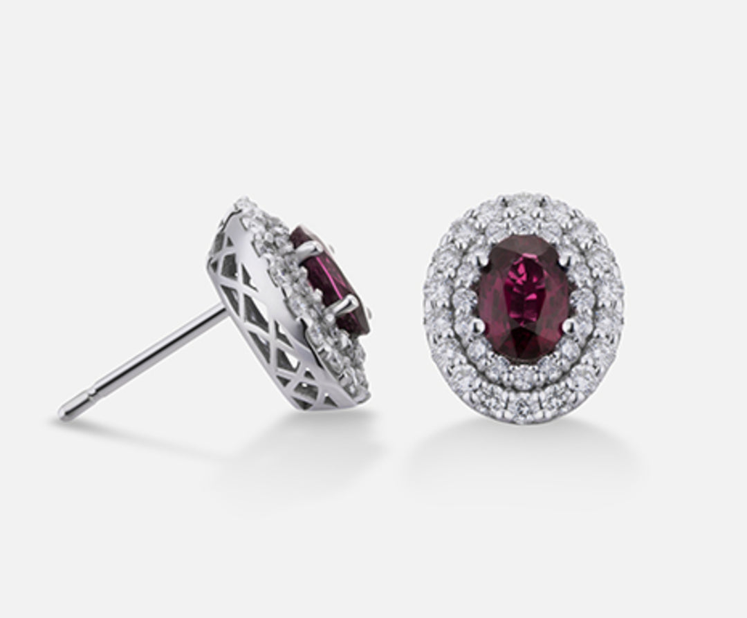 Nihama oder 18k Rubin n. Oval 6x4 ct.0,80 Durchmesser ct.0,66 NO5040O4RBN080