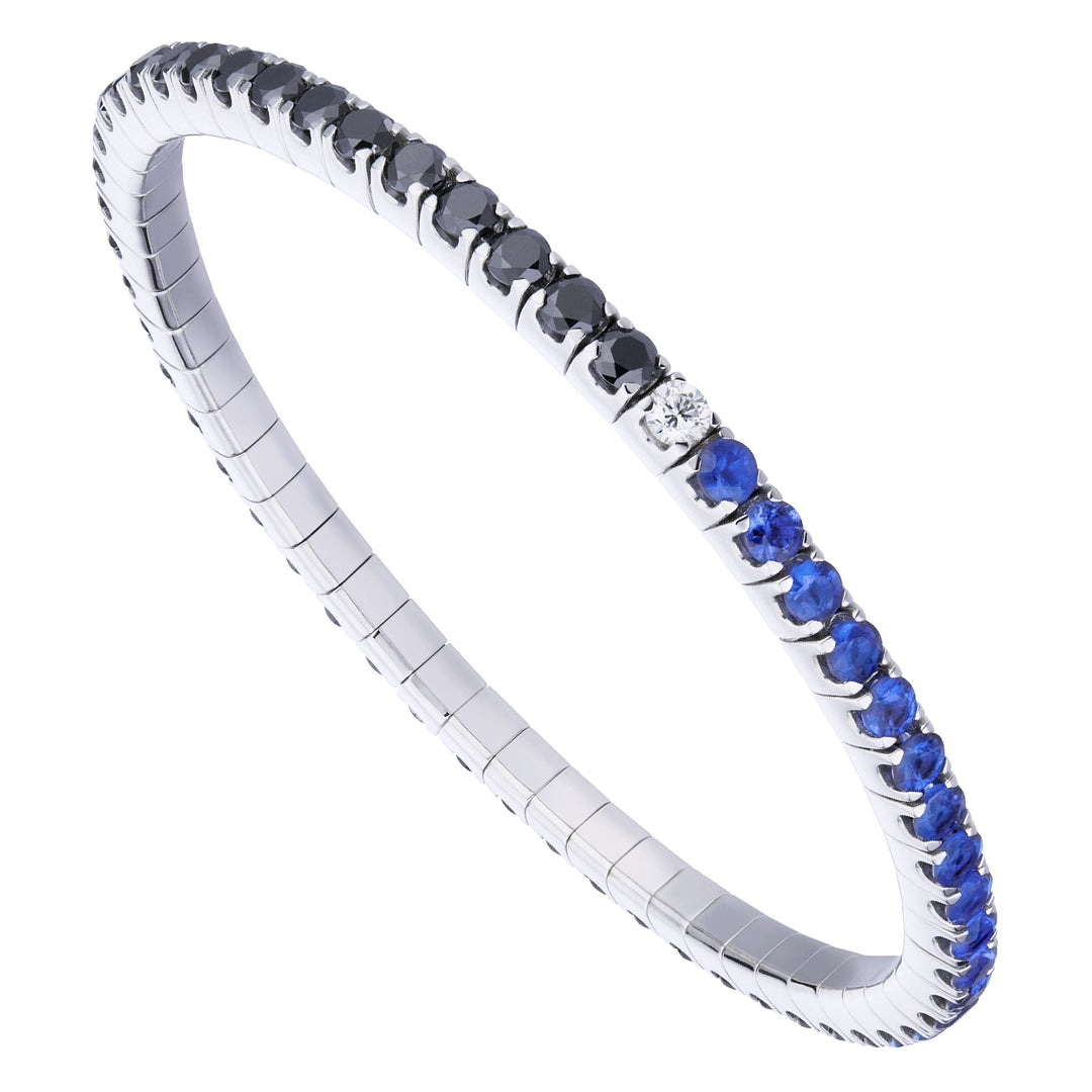Golay elastisches Armband 17 cm Damen Lünette 0,05 Saphire BTE005SDZBBK5-20031110055