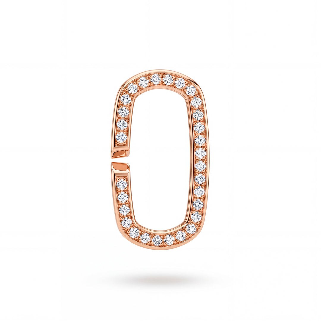 Golay grote ring bezet met diamanten, in 18k roségoud GMICHBIGDIO3