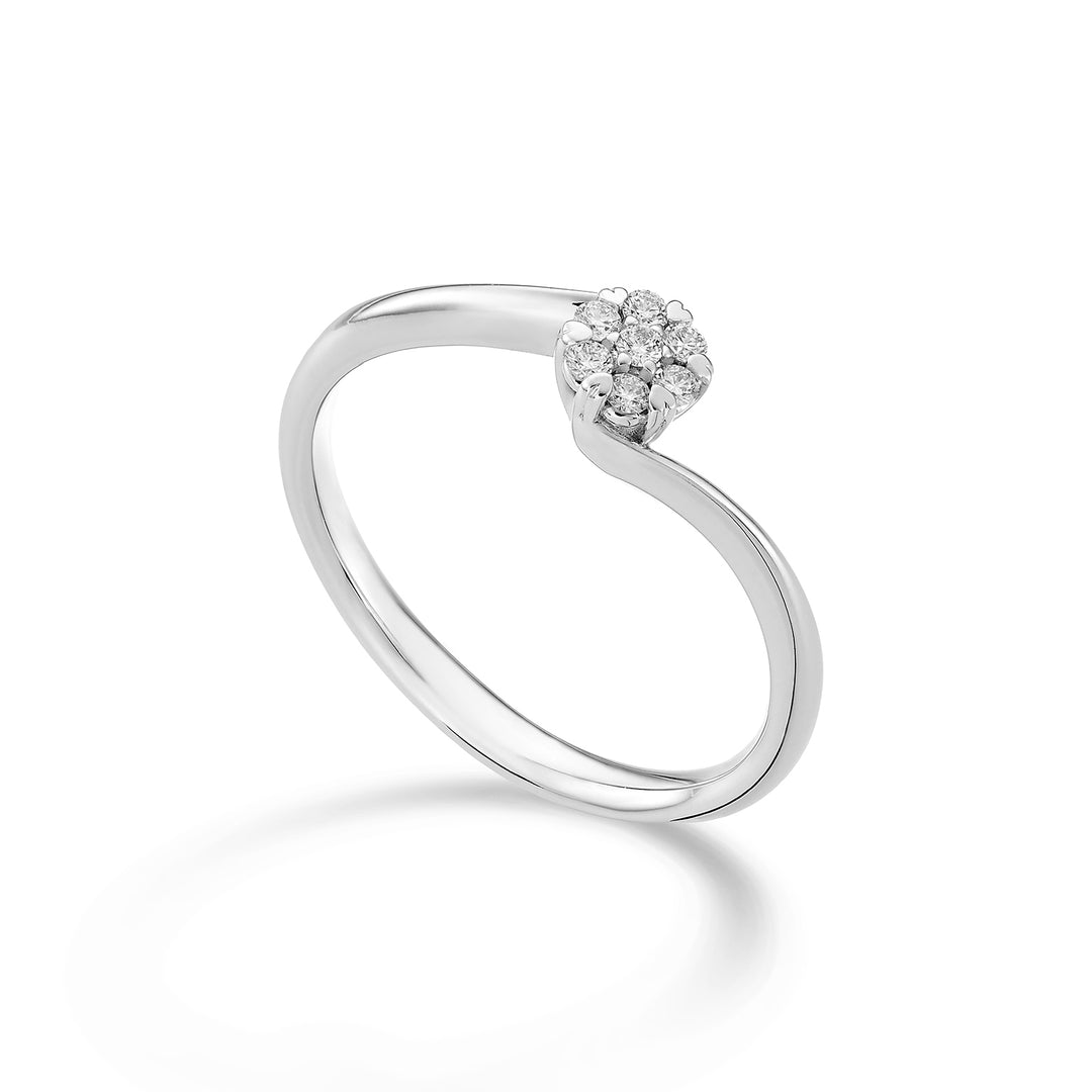 World Diamond Group Valentino multistone ring met diamanten 0,10 ct. AM002D010-23009110028