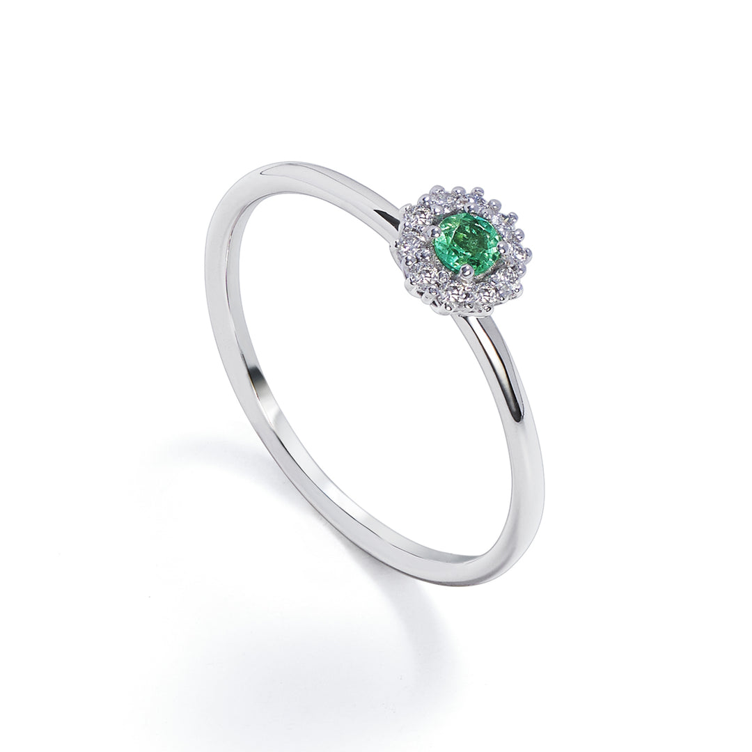 Nihama ein 18k Smaragd n. 0,10 ct Durchm. 0,07 ct Größe 2 NA5140O4SMN010