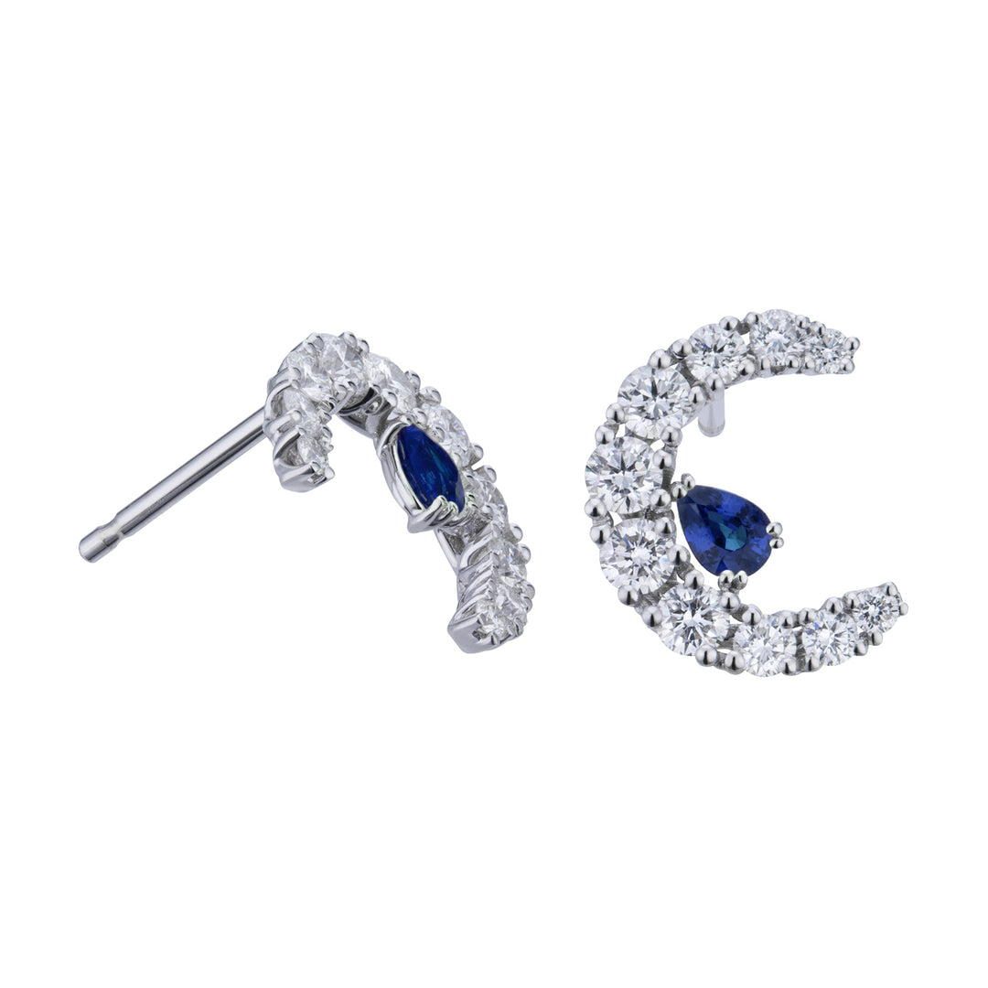 Golay grace crescent and sapphire drop earrings 4x3 OBTRE005DIZB-21048110018