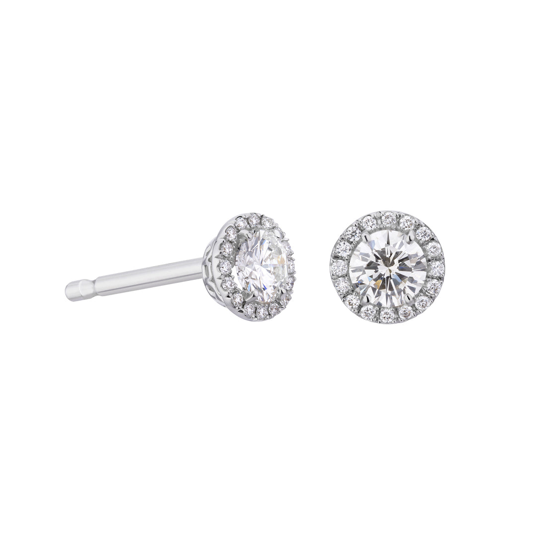 Golay solitaire cent earrings 0.15 ct with diamonds OCT008DI15PT-25167110067