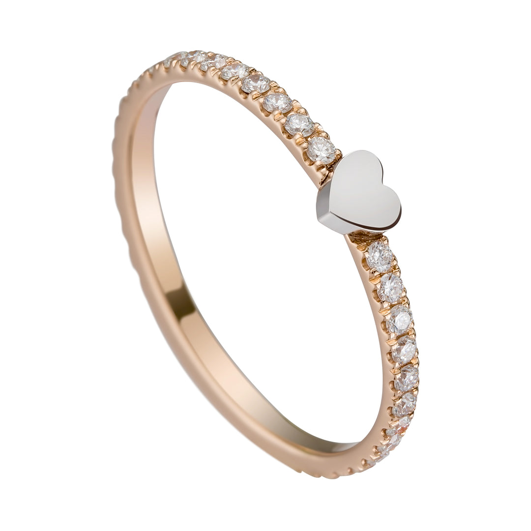 Golay-Diamantring mit Herz „alta“ AET033DI2-19025110060
