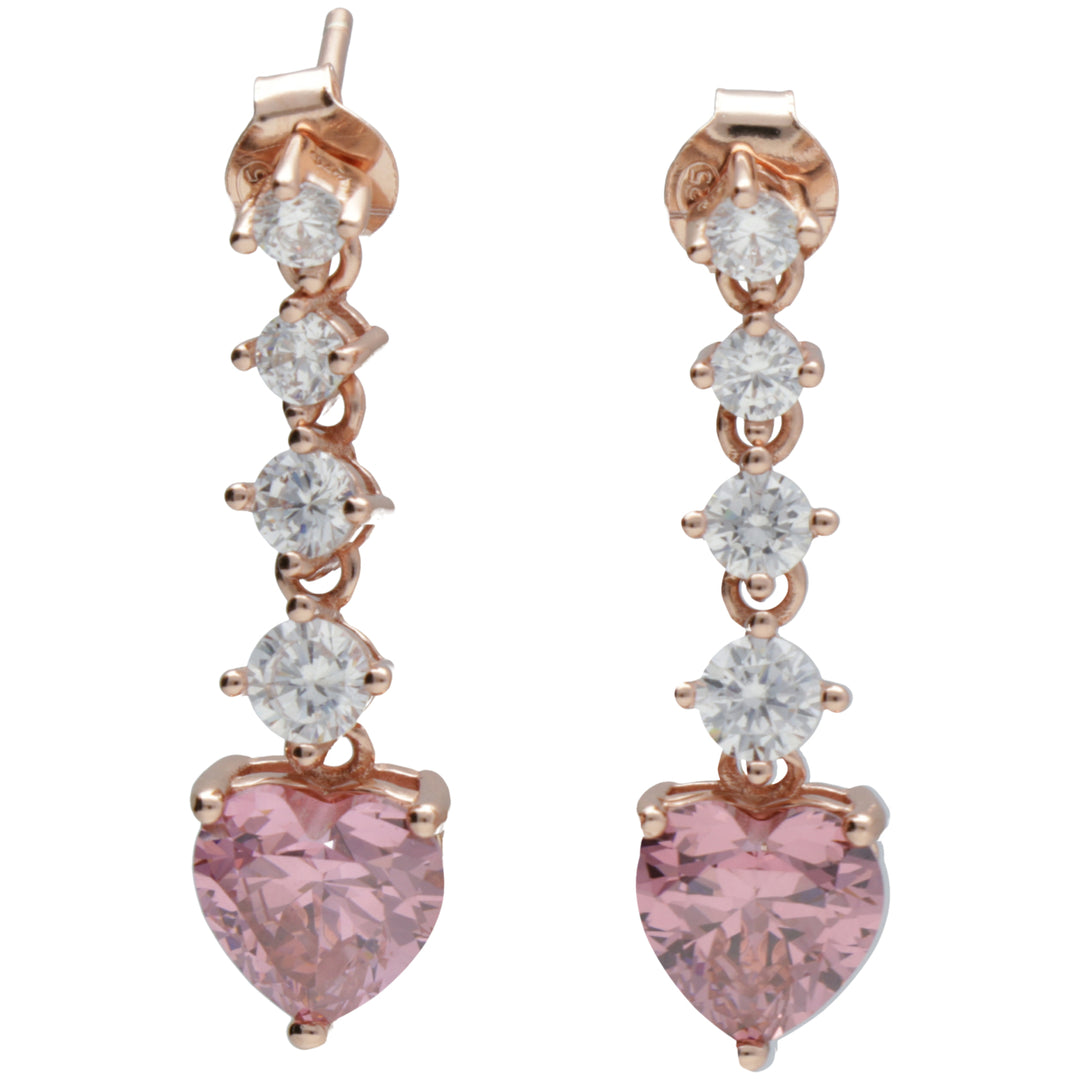 Mikiko ou ag925 gemme swarovski blanc et rose MO7641A3ROSA000