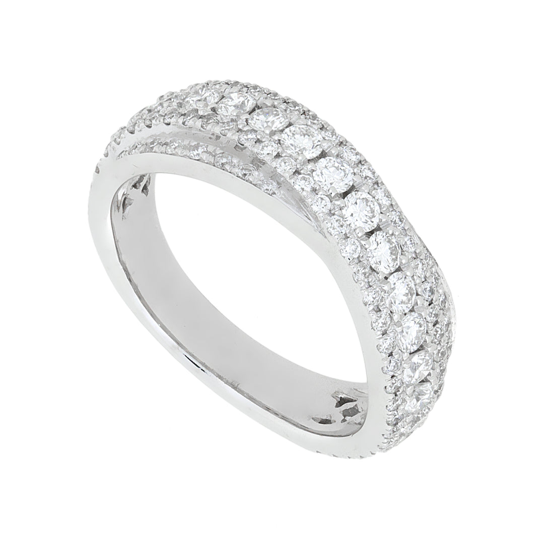 Bague demi-ronde en diamant Golay AFMG003WDI-22125110018