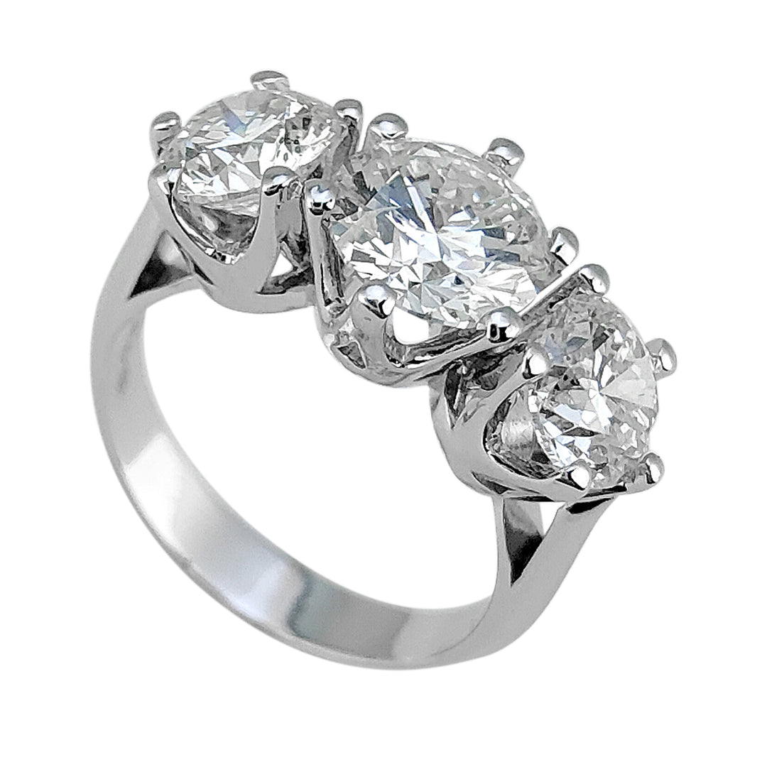 Golay scalar trilogy ring - antique bezel 5 prongs AGITRS1830DI-23277110072