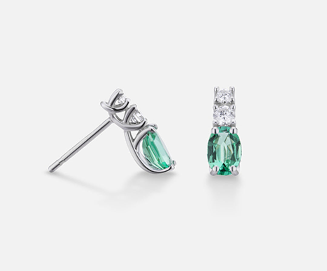 Nihama oder 18 Karat Smaragd Nr. oval 6x4 ct. 0,50 Durchmesser 0,20 NO5035O4SMN100