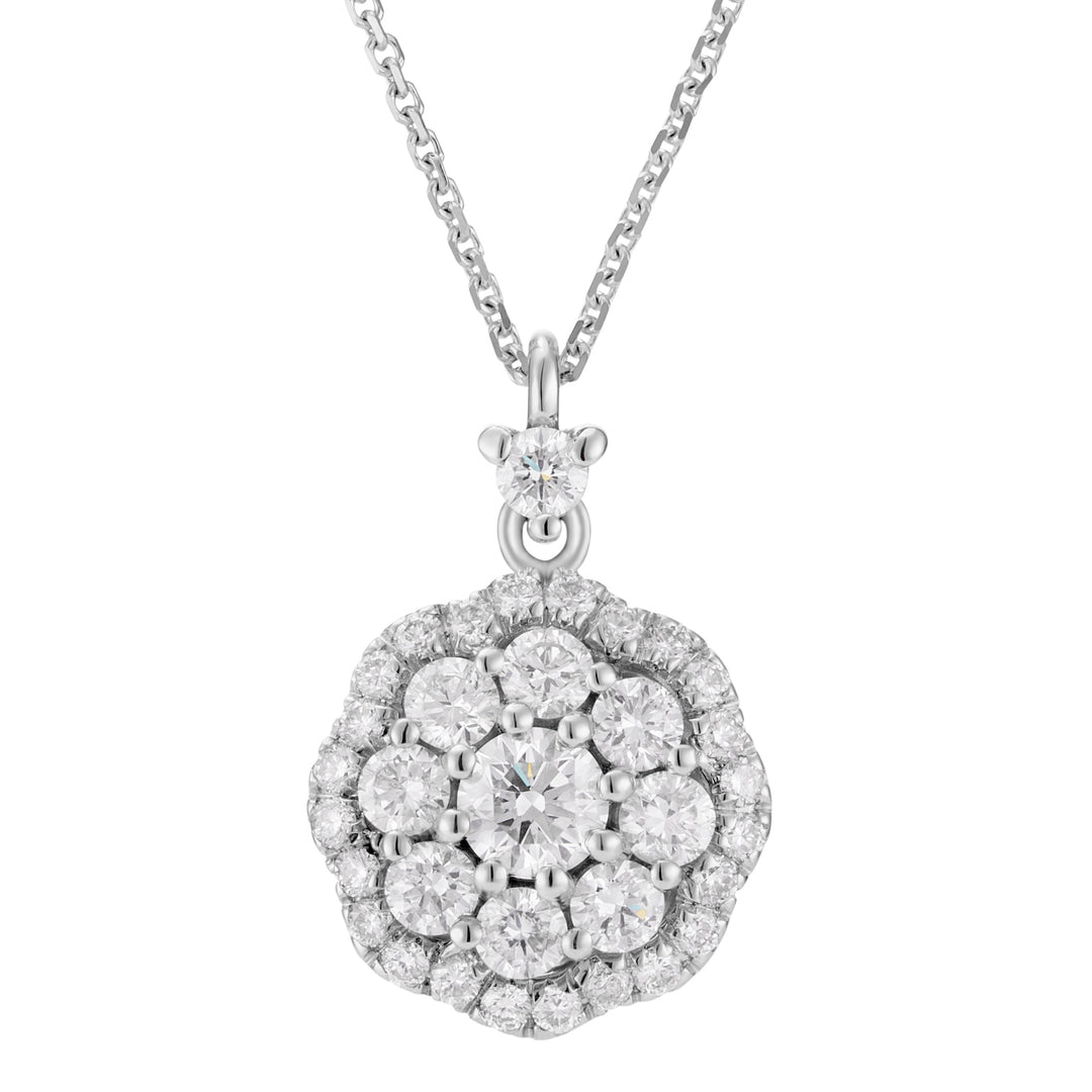 Golay necklace flower stars of light cent 0.15 ct PCT004DI1-18257110156