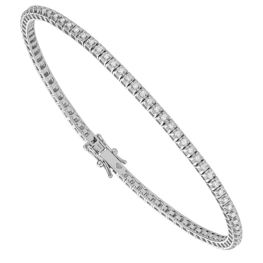 Golay vierkante tennisarmband 0,90 ct 17,5 cm BTQ060DI7-175-24352110002