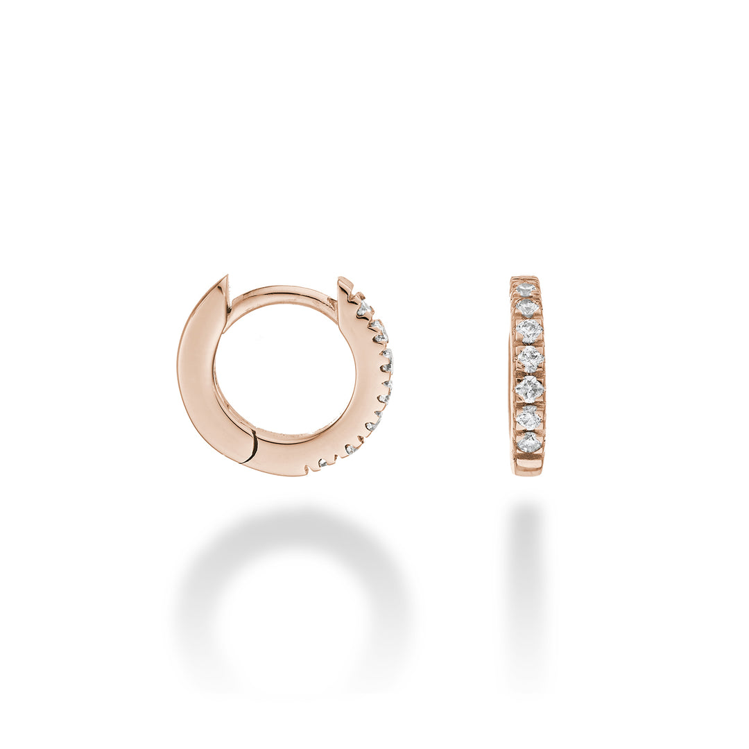 Nihama oder 18 Kt. 0,16 Roségold, Größe 1, Durchm. Ost. 10 mm NO5078O3BR016-1