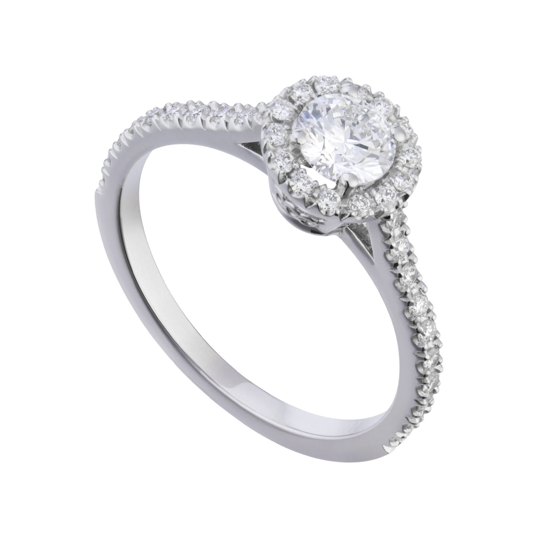 Bague solitaire Golay avec contour cen 0,30 ACT008DI30-22038110033