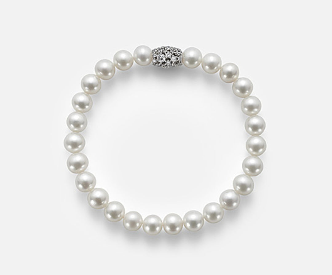 World Diamond Group br ag925 fw 6,5/7 nano pierres précieuses blanches NB7382A4BIANCO0