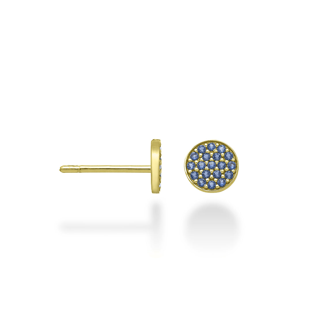 Mikiko oder 18 Karat runde Saphire, 0,28 ct Gelbgold MO5147O1ZFR