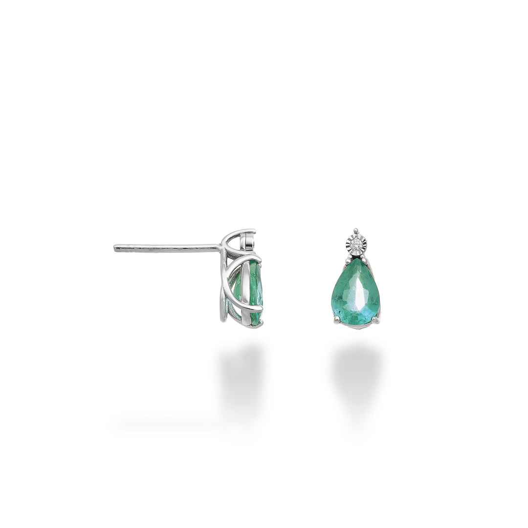 Mikiko oder 9k Smaragd n. 7x5 Tropfen mit MO5177R4SMN120 Diamant