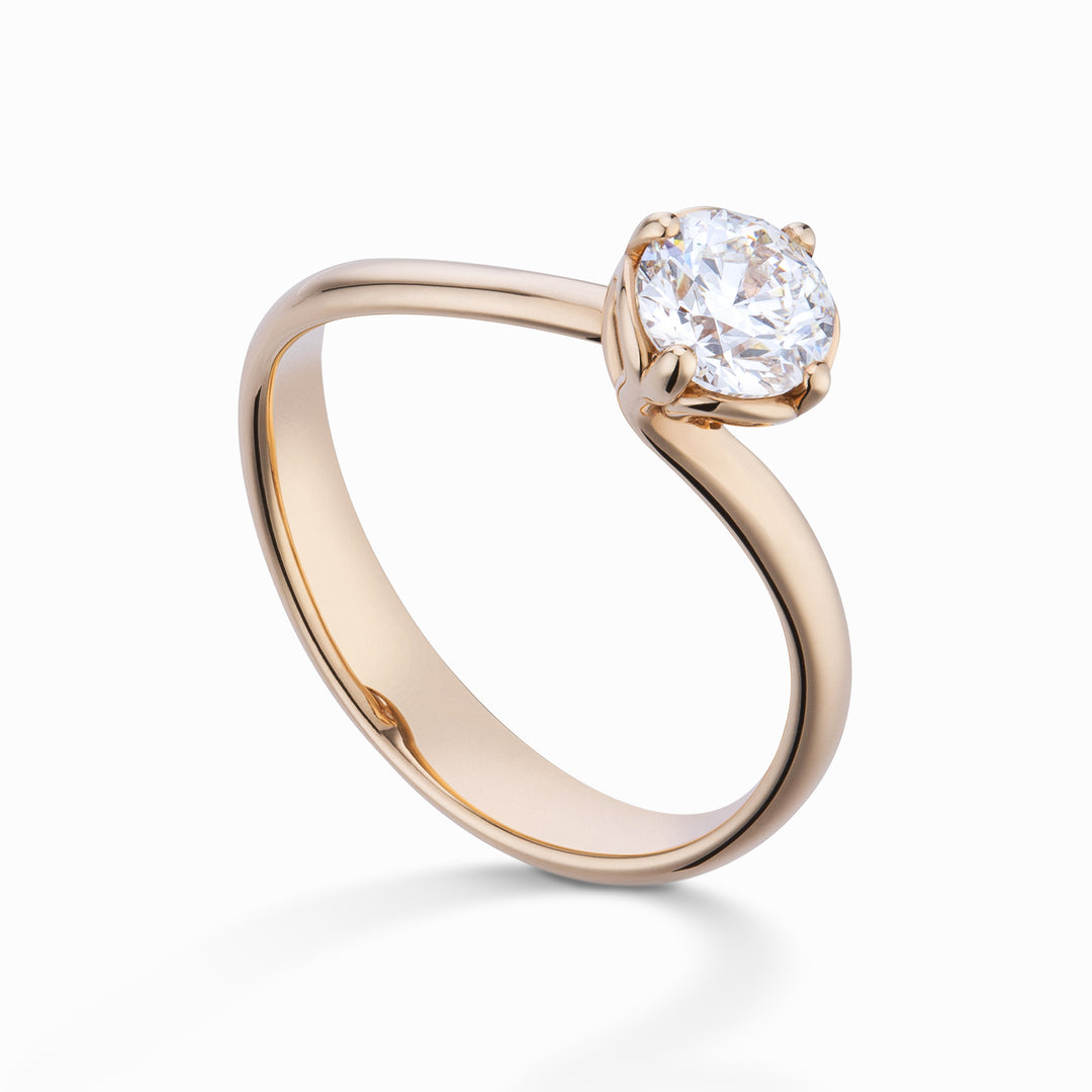 World Diamond Group solitaire dauwroze goud ASL006RWDI-16307110289