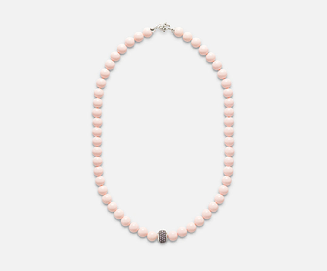 Nihama cl ag925 rosa Korallenagglomerat 8 mm 45 cm NC7107A4CORAL