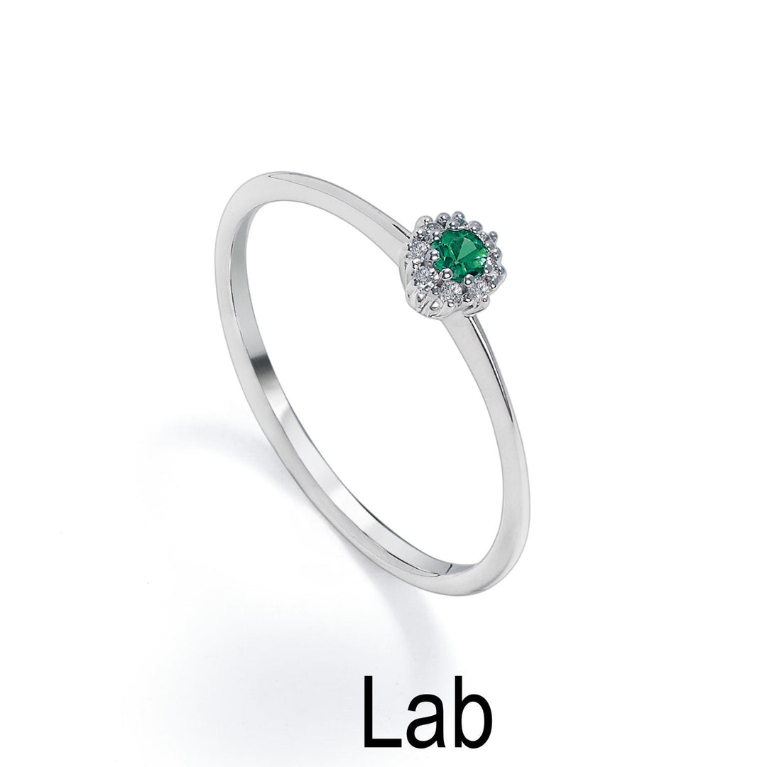 Nihama, 18 Karat Smaragd, 0,07 Durchm. 0,04 ct Größe 1 NA5139O4SML007