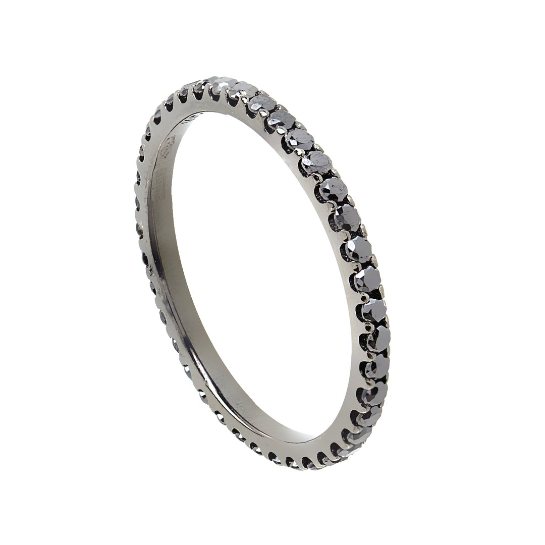 Golay schwarzer Eternity-Ring AIM003N