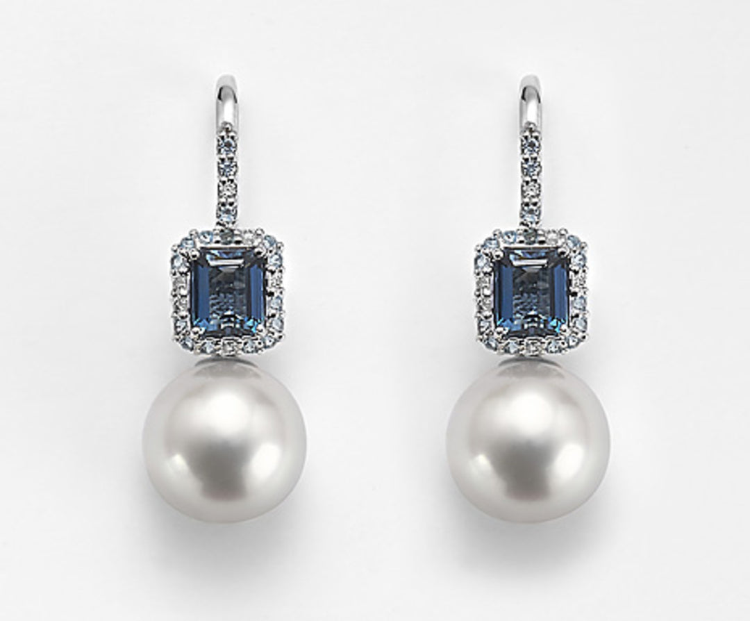 Nihama ou 18k sspw 11/12 ct.0,12 diam, topaze bleue et london t opaze NO1428O4SABI110