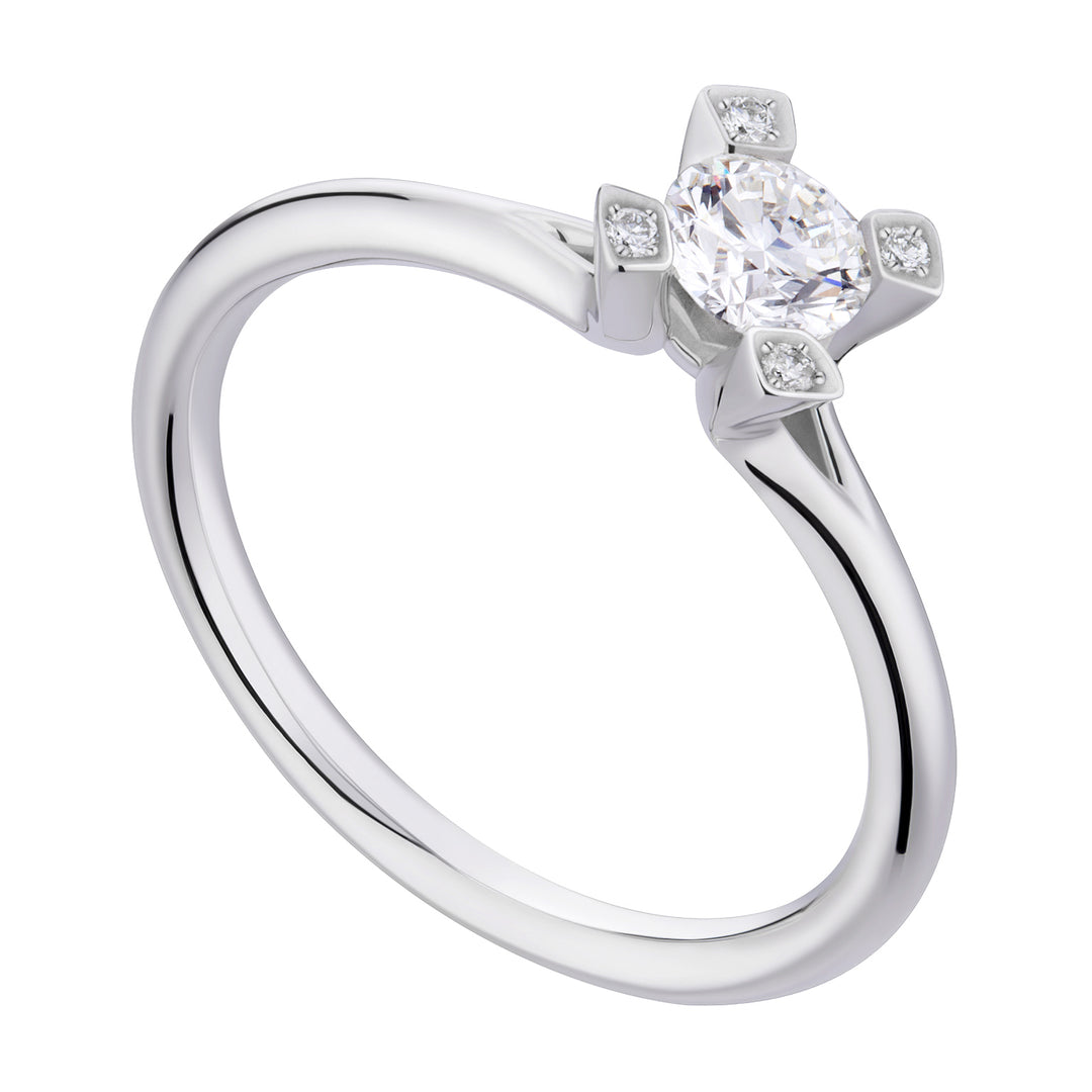 World Diamond Group fm ring griffe incas. g. smooth ct. 0.43-0.52 ASLFM006DI5-19053110021