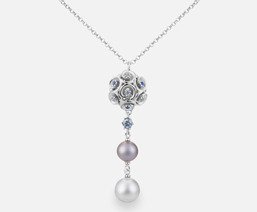 Mikiko cl ag925 fw gr 6,5/7 bi7,5/8 gem swarovski lichtblauw MD7549A4LICHTBLAUW