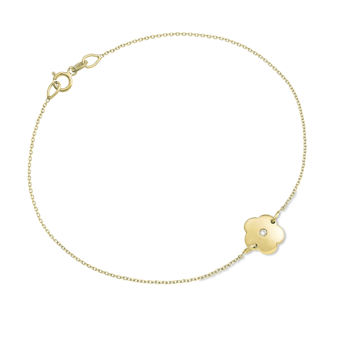 Mikiko br 18k Blume 0,01 ct Gelbgold MB5041O1BR001