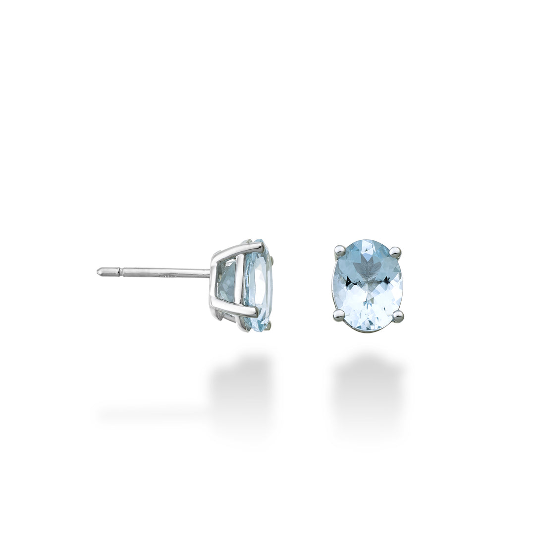 Mikiko oder 18 Karat ovaler Aquamarin 8x6 ct.2,00 MO5122O4AM