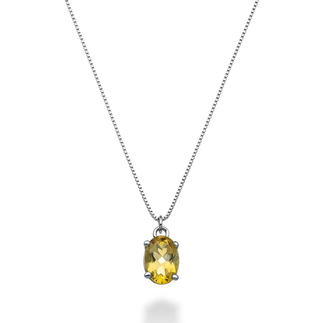 Nihama cl 18k citrine ovale 7x5 ct.0,60 ND5141O4CITR