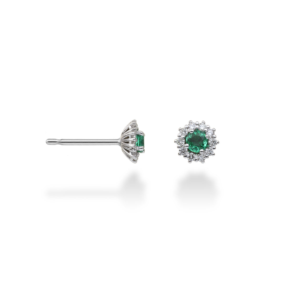 Mikiko oder 18k Smaragd n. 0,20 ct Durchm. 0,14 ct Größe 2 MO5067O4SMN020