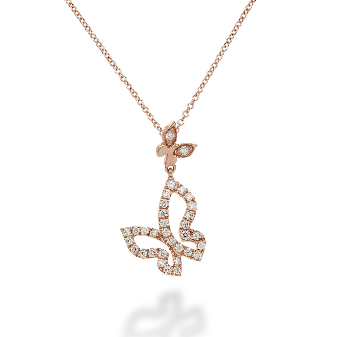 Golay mariposa choker medium vlinderhanger GFFA003DI-22236110016