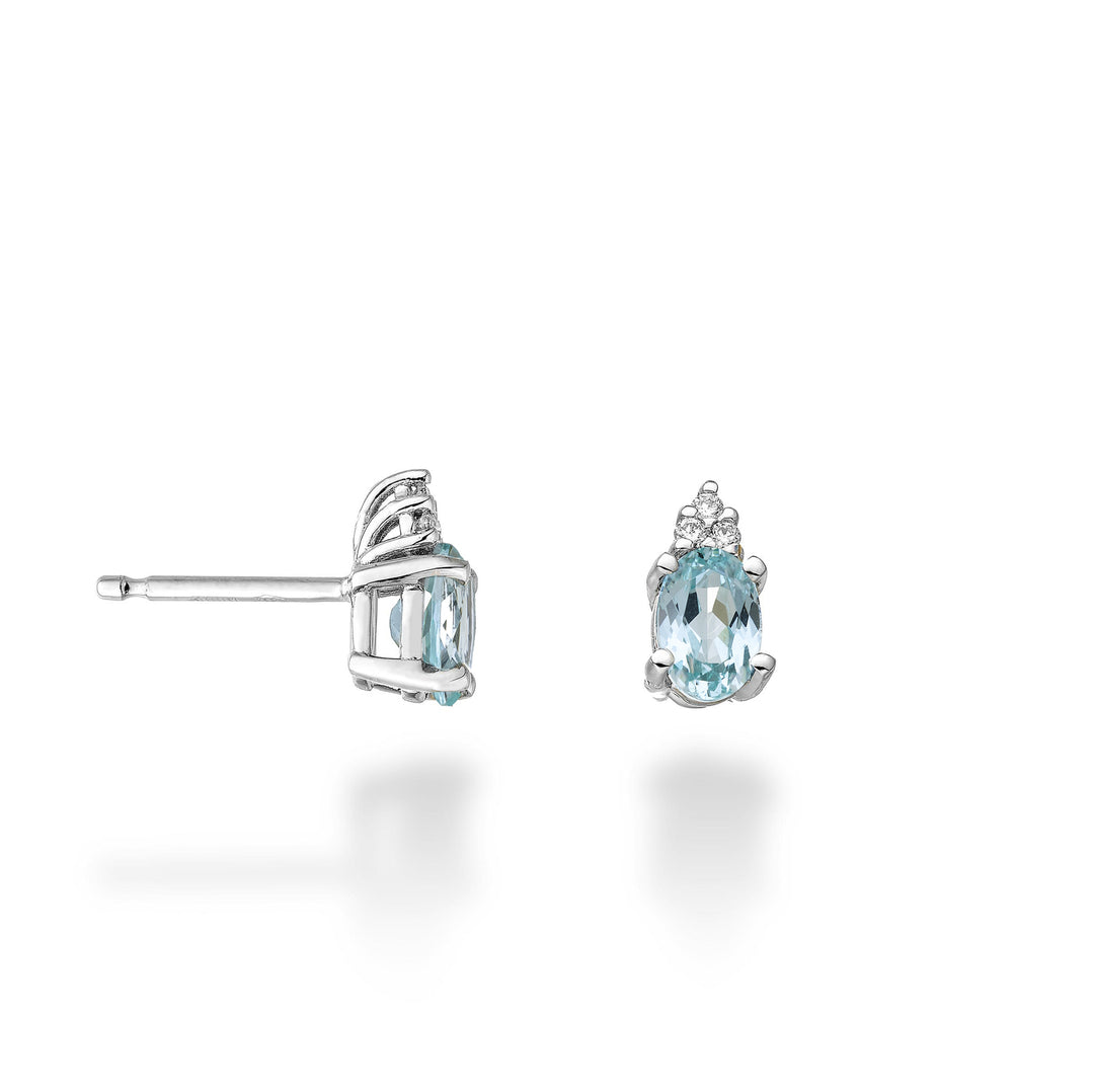 Mikiko oder 18k ovaler Paraiba-Turmalin 7x5 ct. 1,60 Durchmesser 0,09 MO5034O4PAR
