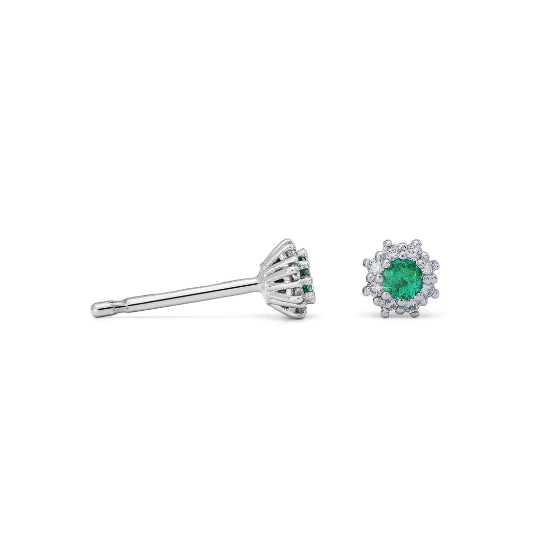 Nihama oder 18 Karat Smaragd Nr. 0,14 ct Durchm. 0,08 ct Größe 1 NO5066O4SMN014