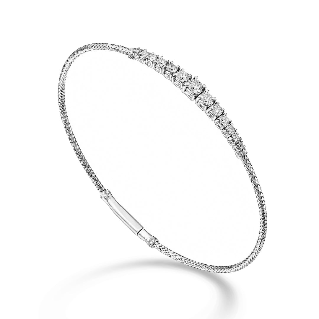 World Diamond Group BR 18k Mesh Durchm. 0,81 ct Weißgold GBMAGLIA04DIO4