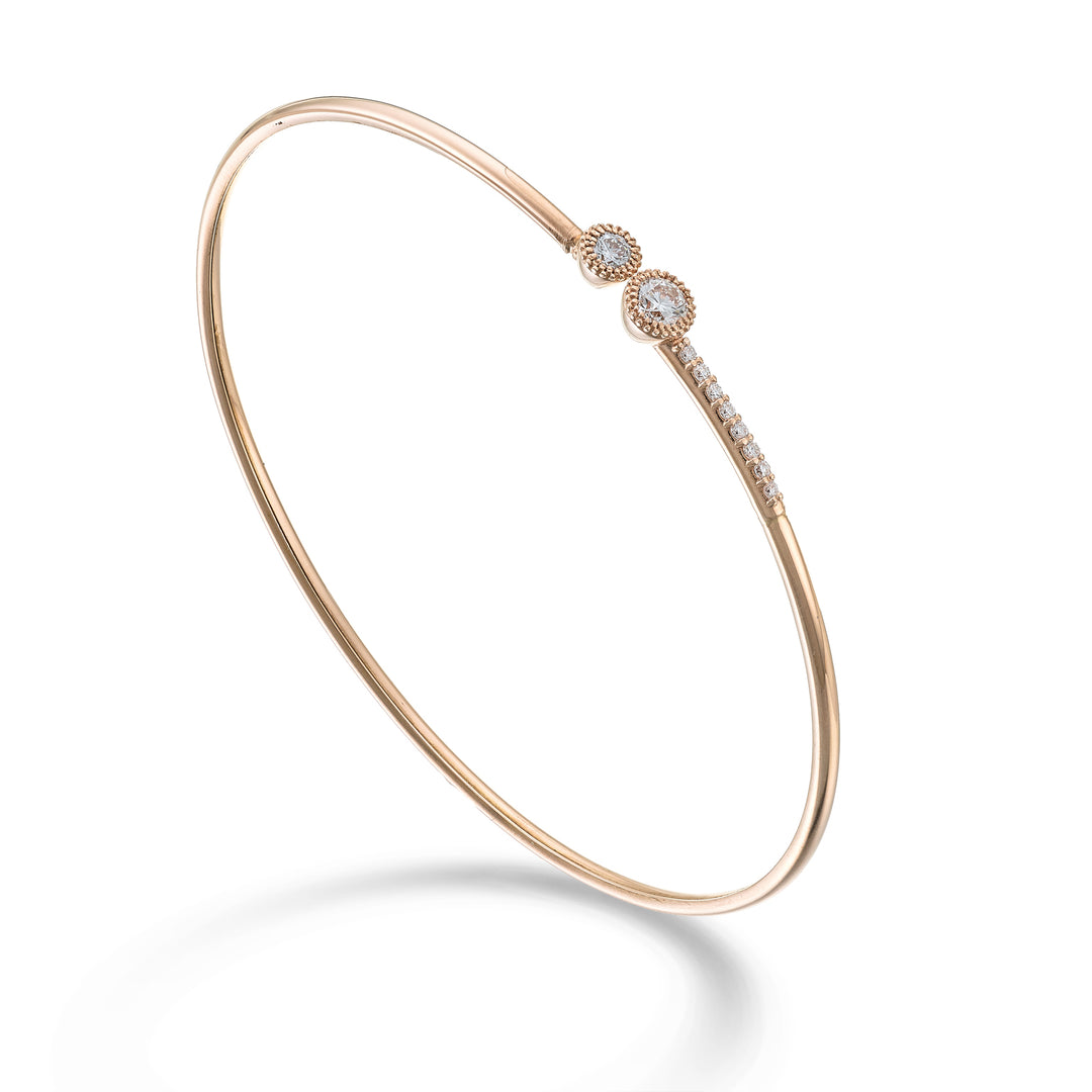 Golay br 18kt armband 2 standen 0,38 ct roségoud GBSC057DIO3