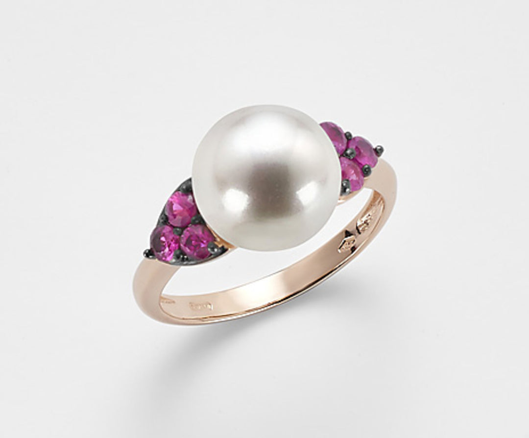 Nihama und 18 Karat FW 10/10,5 Rubine 0,50 ct NA0799O7RUBY