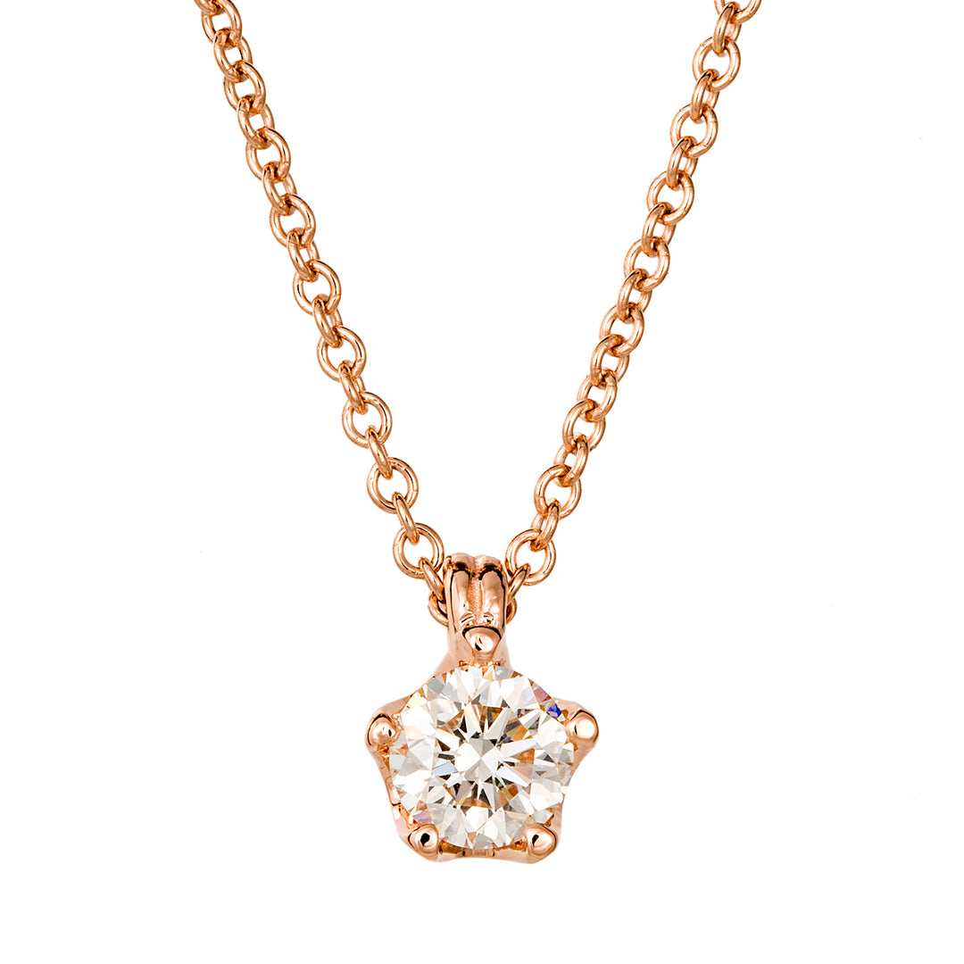 Golay light point choker 5 punten rosé goud PL012RWDI-17010110059