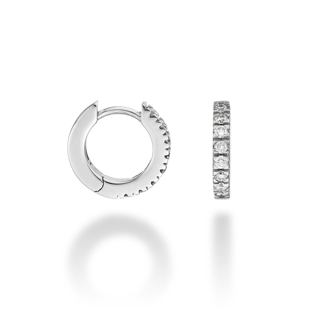 Mikiko oder 18 Kt. 0,26 Weißgold, Größe 2, Durchm. Ost. 12 mm MO5079O4BR026-2