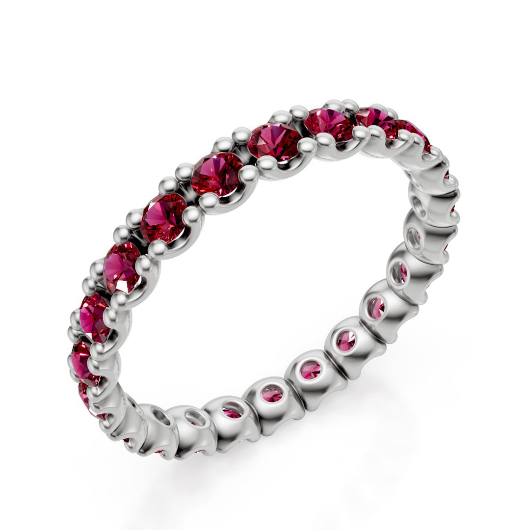 Mikiko an 9kt ruby ​​lab ct. 1.15 white gold MXDAET010R4RBR