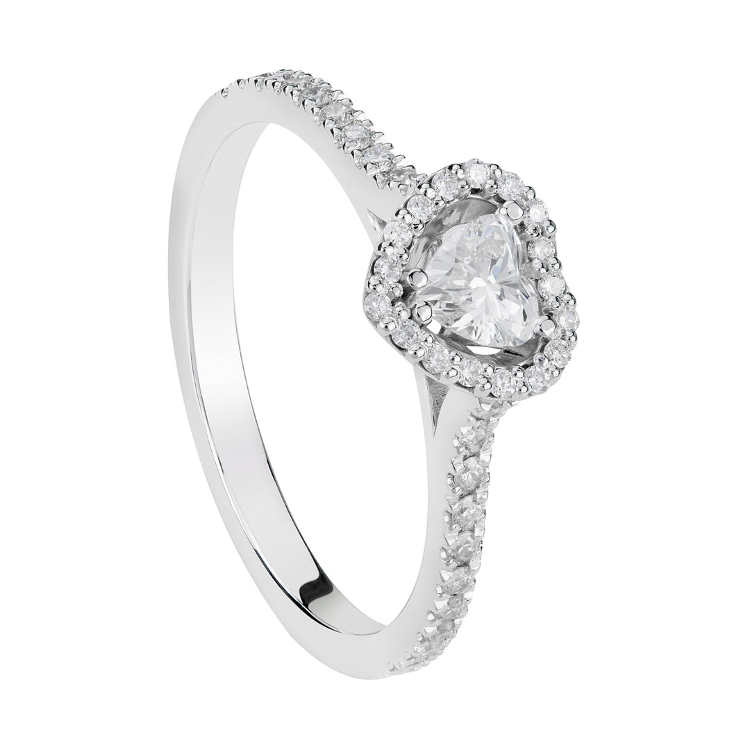 Golay ring with central heart contour 0.60 ct ACT022DI60-22269110008