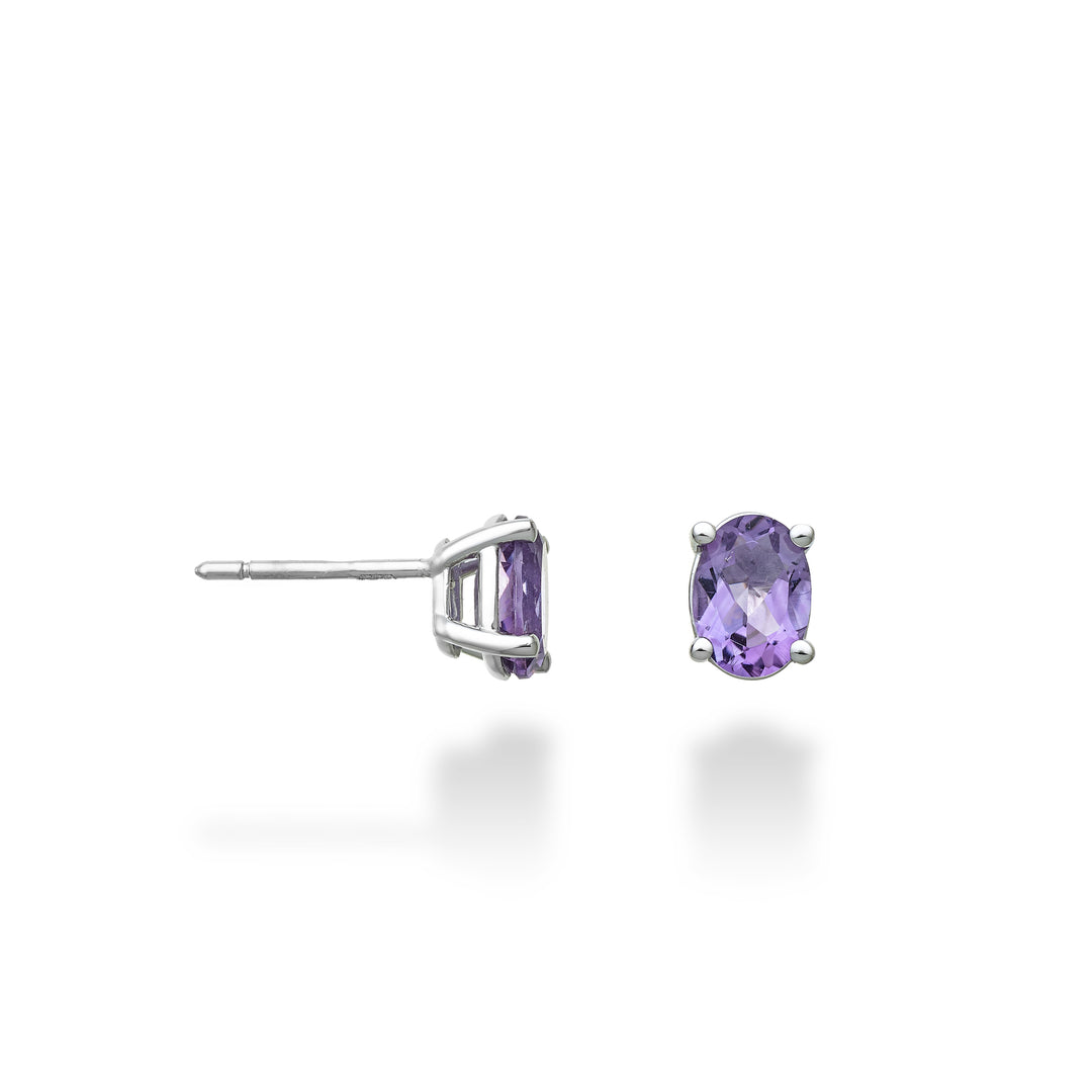 Nihama oder 18k ovaler Amethyst 7x5 ct.1,20 NO5121O4AMET