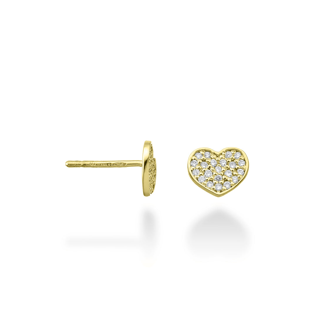 Mikiko oder 18 Karat Herzen 0,26 ct Gelbgold MO5149O1BR026