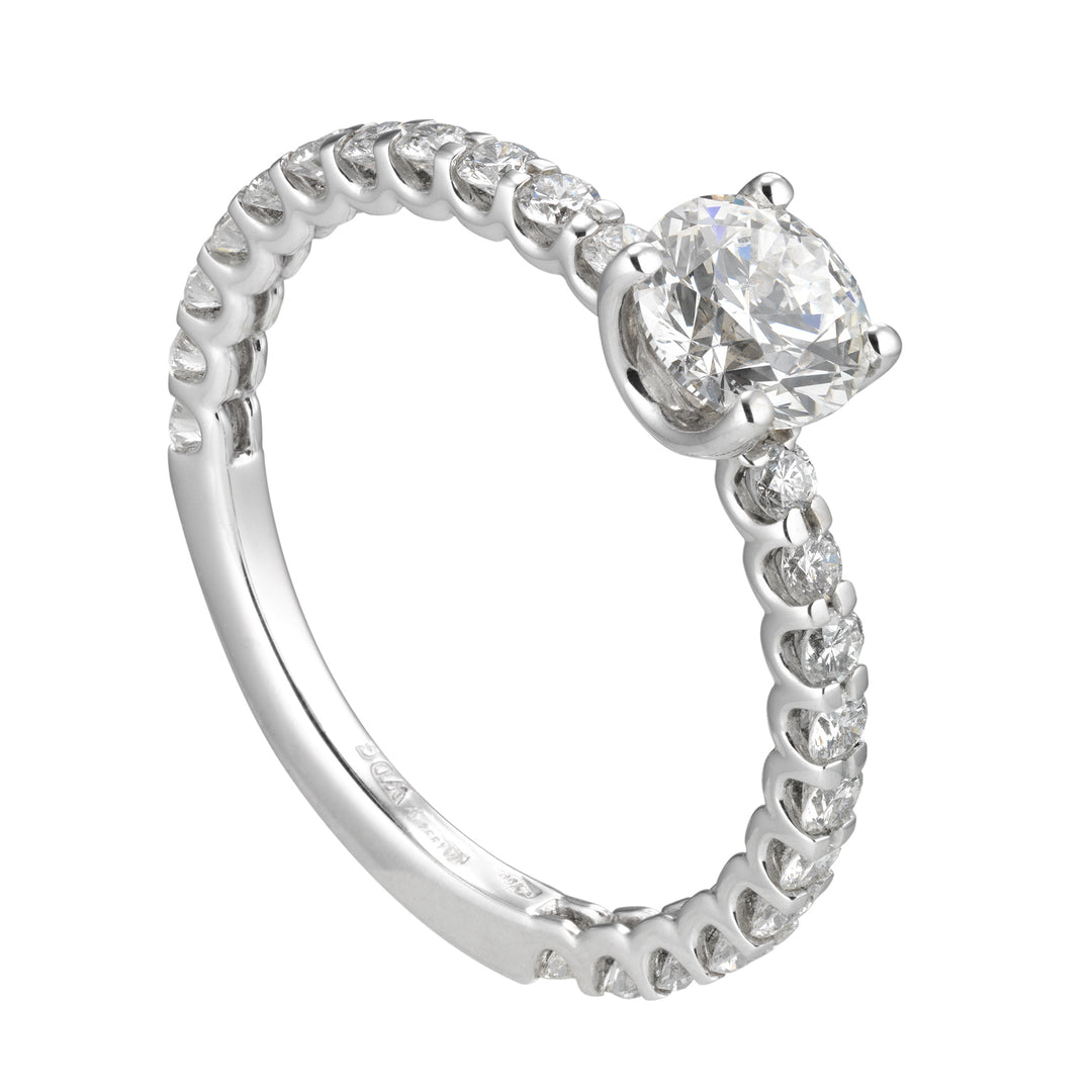Golay-Solitärring mit Diamanten auf der Schiene AB2149-030-13338110039