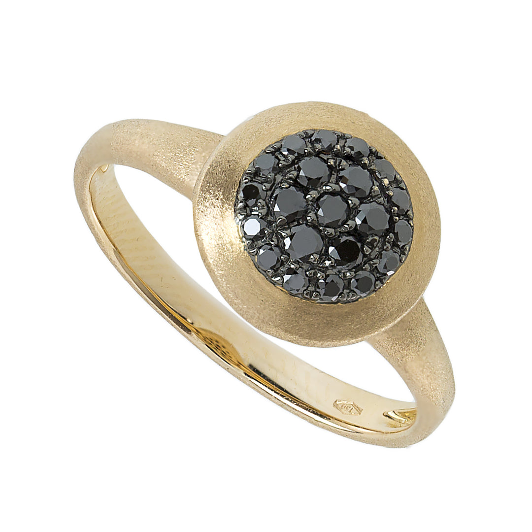 Golay-Pavé-Ring mit schwarzen Diamanten AKT173413N-12200110018